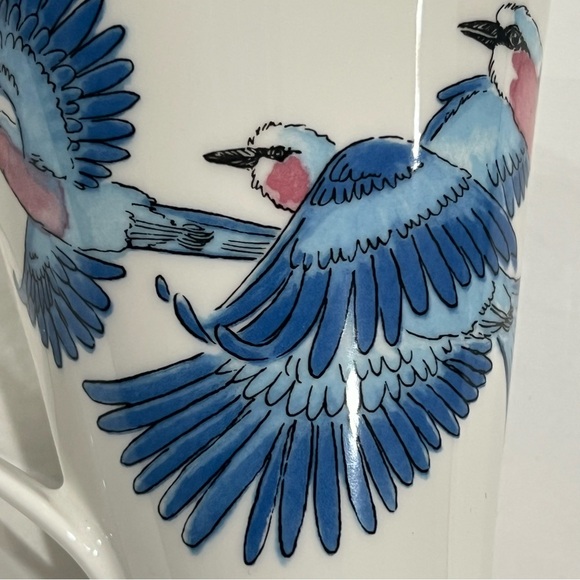 NWT Villeroy & Boch New Wave Cafe Animals of the World Lilac Breasted Roller mug - Picture 4 of 16
